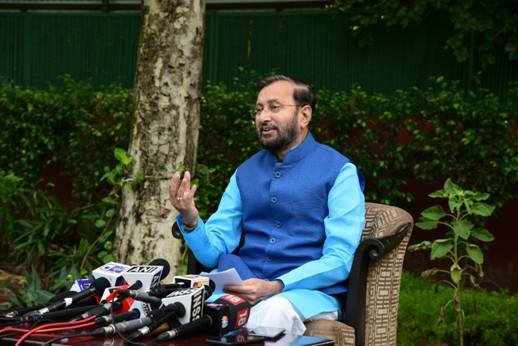Prakash Javadekar presents Report Card of First Fifty Days of Government