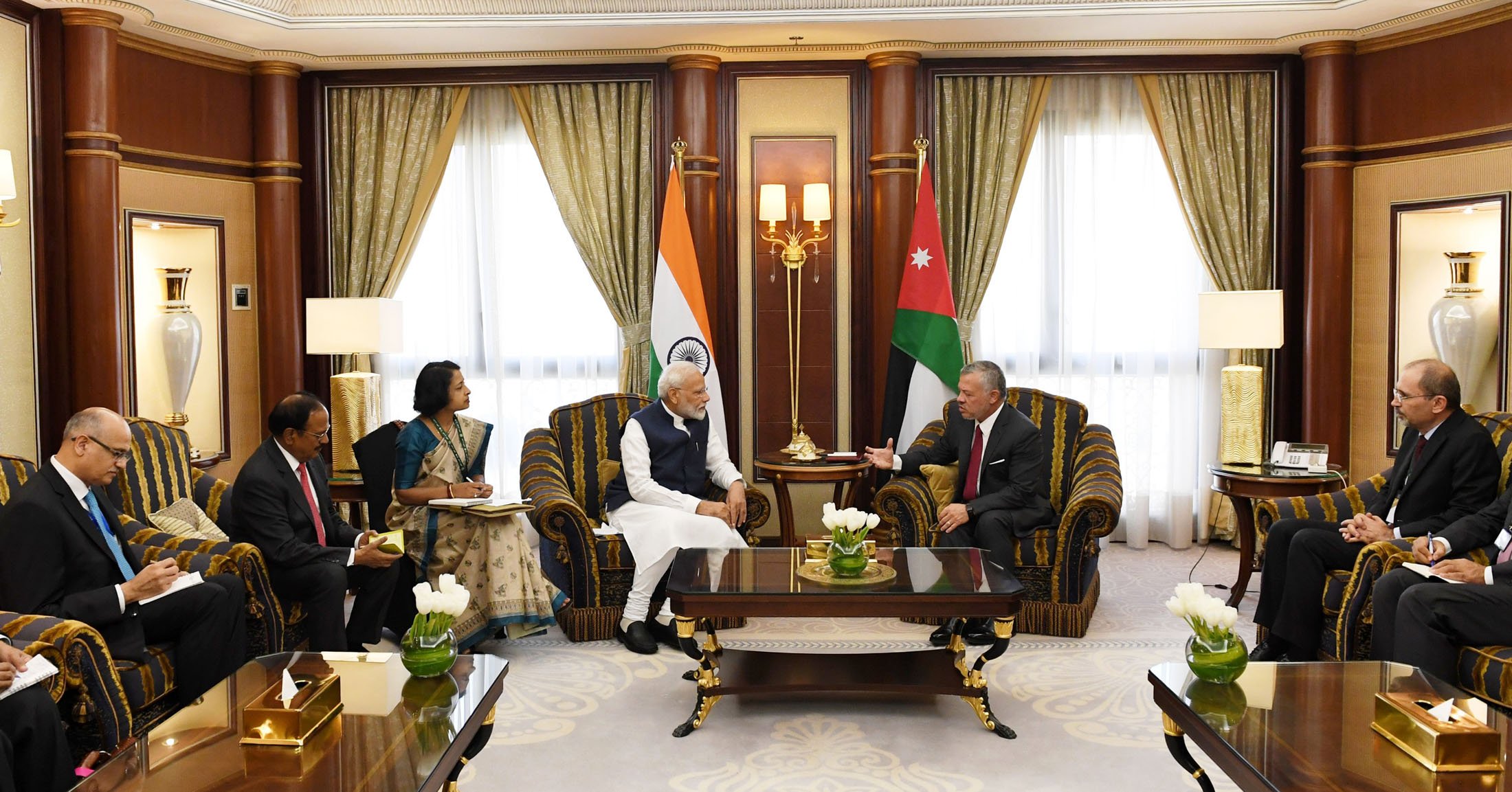 Photo of Meeting between PM and King of Jordan in Riyadh