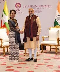 Prime Minister meeting with State Counsellor of Myanmar