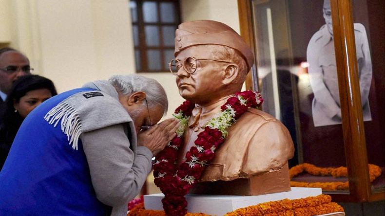 PM pays tributes to Netaji Subhas Chandra Bose on his Jayanti