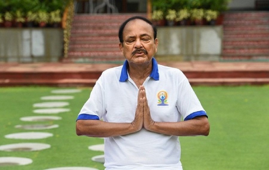 Vice President urges educational institutions to include Yoga in online learning programmes