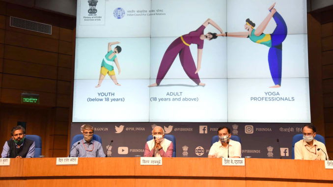 AYUSH Ministry gears up for International Day of Yoga 2020 with the “Yoga at Home, Yoga with Family” campaign AYUSH Ministry gears up for International Day of Yoga 2020 with the “Yoga at Home, Yoga with Family” campaign