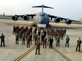 CURTAIN RAISER INDIAN ARMED FORCES CONTINGENT VICTORY DAY PARADE 2020