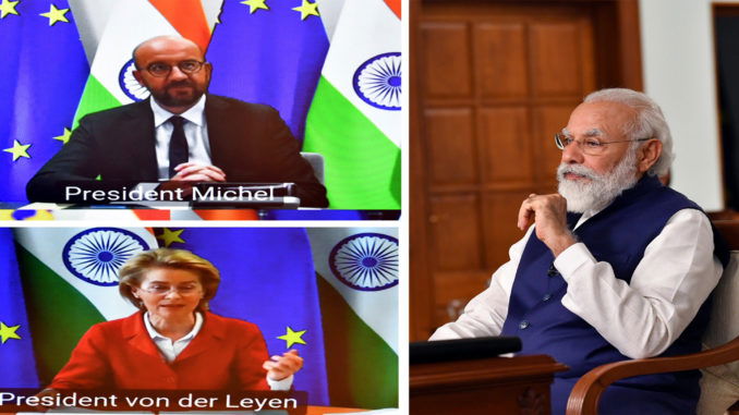 15th India-EU (Virtual) Summit: English rendering of Opening Remarks by Prime Minister Sh. Narendra Modi 15th India-EU (Virtual) Summit: English rendering of Opening Remarks by Prime Minister Sh. Narendra Modi