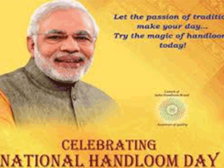 PM’s message on National Handloom Day