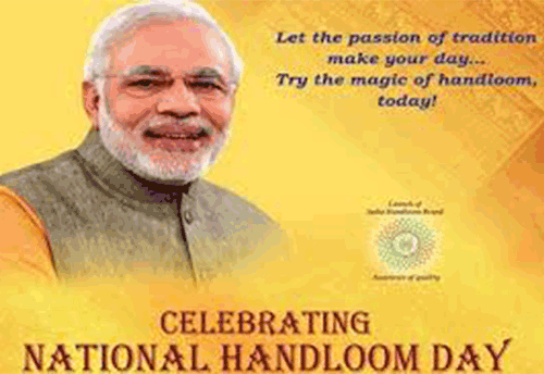 Photo of PM’s message on National Handloom Day