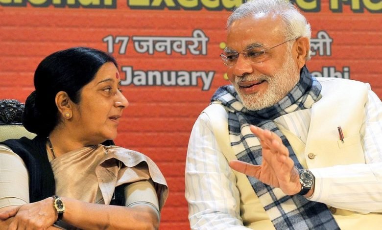 Photo of PM remembers Sushma Swaraj on her first death anniversary today