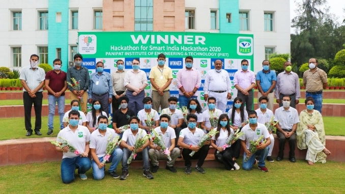 Panipat-Institute-of-Engineering-and-Technology-Students-Bag-Three-Prizes-In-Smart-India-Hackathon-2020-Digpu-News