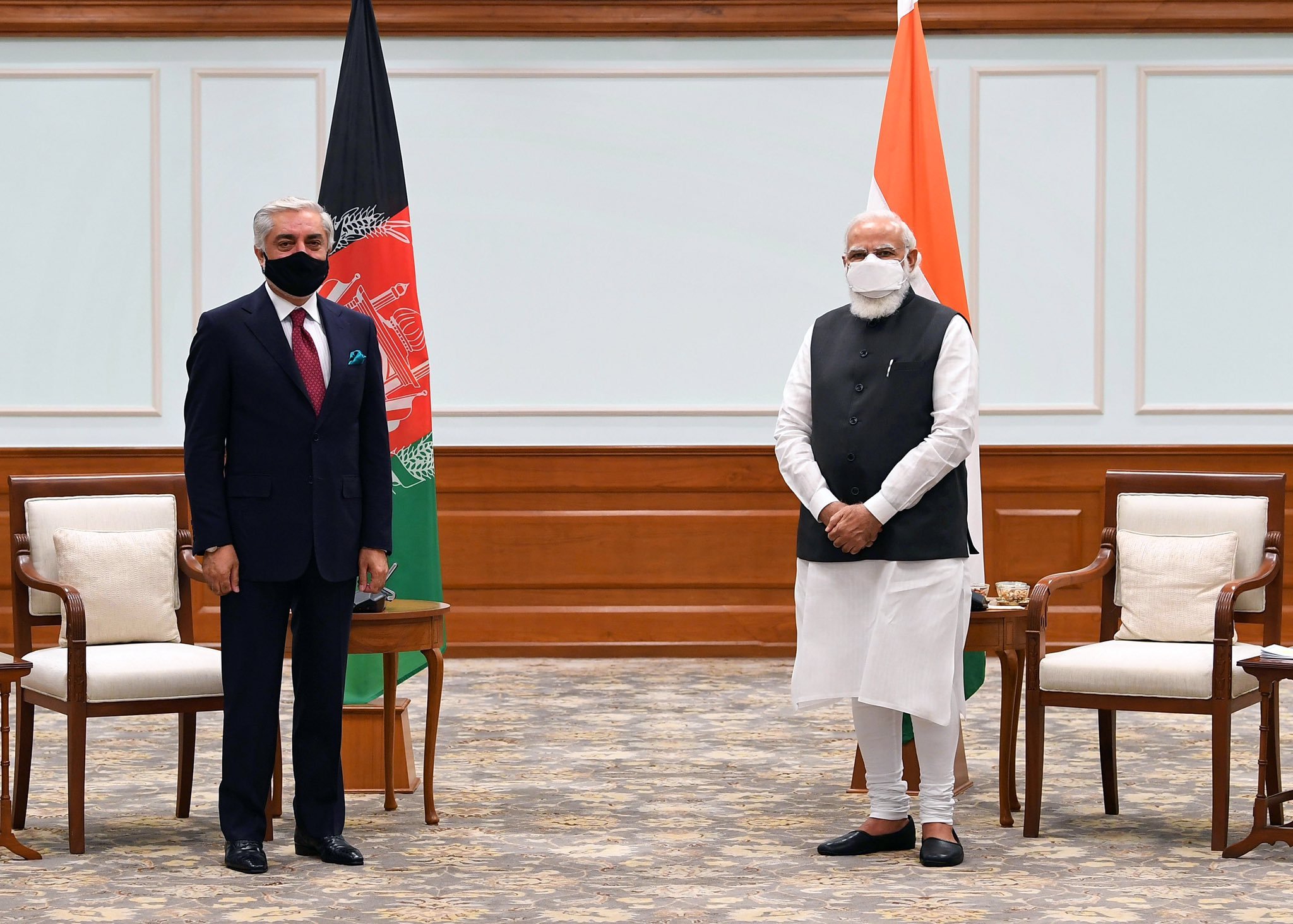 Photo of Dr. Abdullah Abdullah, Chairman, High Council for National Reconciliation of Afghanistan meets Prime Minister