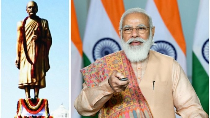Photo of PM unveils ‘Statue of Peace’ to mark 151st Birth Anniversary celebrations of Jainacharya Shree Vijay Vallabh Surishwer Ji Maharaj