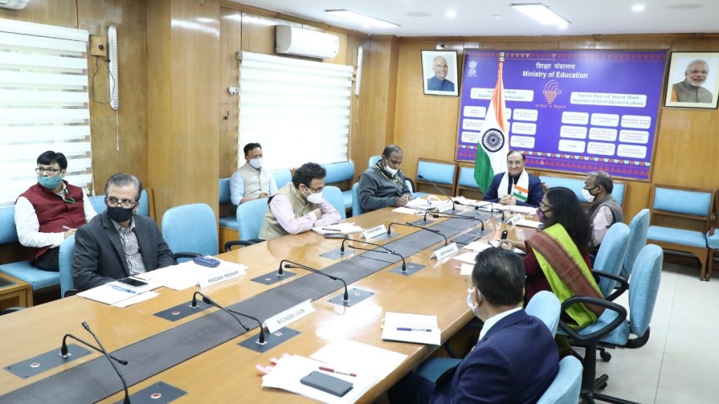 Union Minister of Education holds a virtual bilateral meeting with Minister of Education, the United Arab Emirates India press release