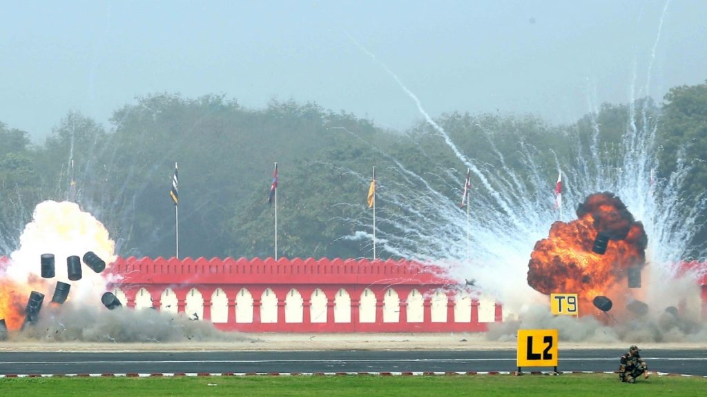 Indian Army Demonstrates Drone Swarms During Army Day Parade - India press release