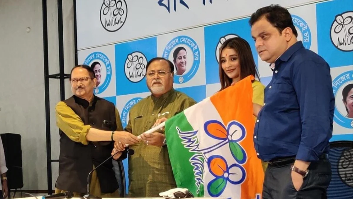 Bengali actor Sayantika Banerjee joins Trinamool Congress (TMC)