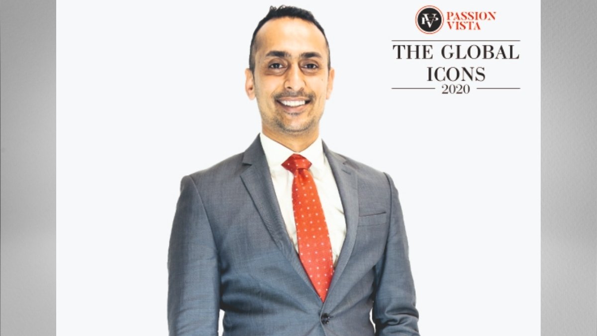 Himanshu Patel got recognized as “The Global Icon 2020”