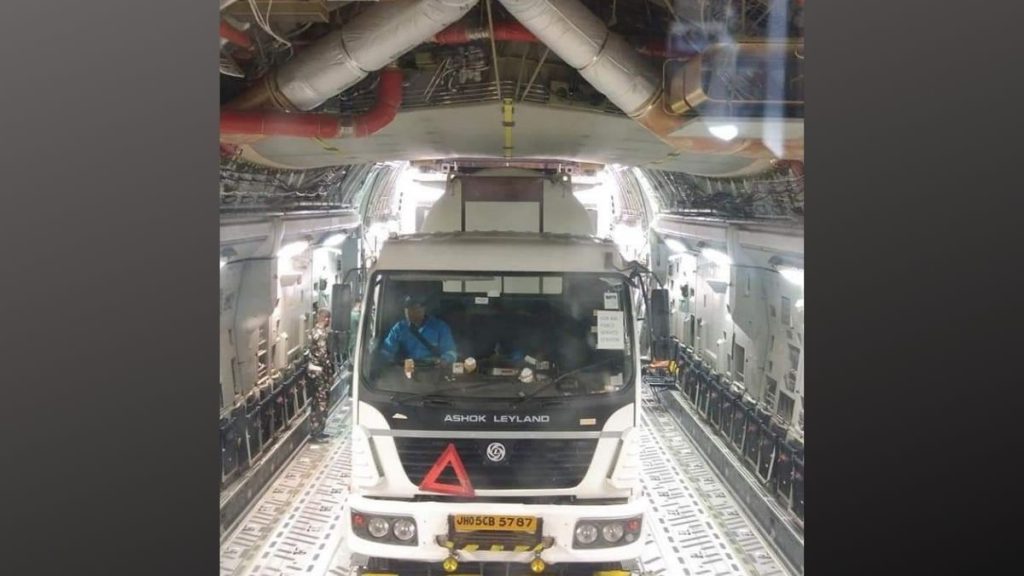 COVID 19 relief efforts by Indian Air Force