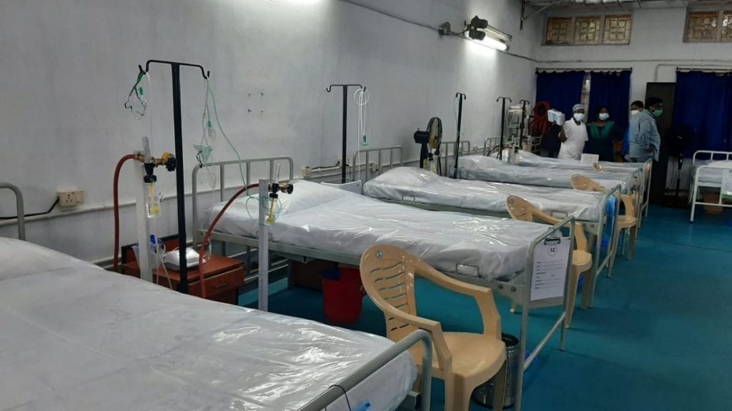 Indian Navy Sets Up COVID Care Centre at Bheemunipatnam