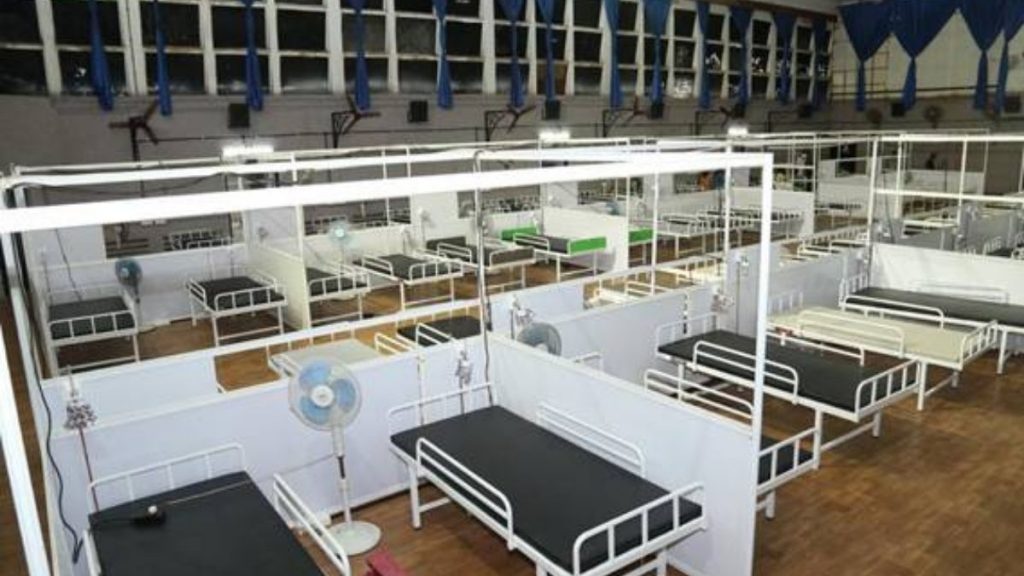Mega make-shift COVID center set up at Kochi Refinery premises;