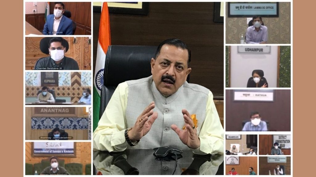 Union Minister Dr. Jitendra Singh calls for a revival of free Tele-Consultation facilities in all districts of Jammu and Kashmir for rural and home isolation patients