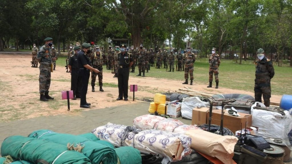 Assistance by Indian Army for Cyclone Yaas in West Bengal
