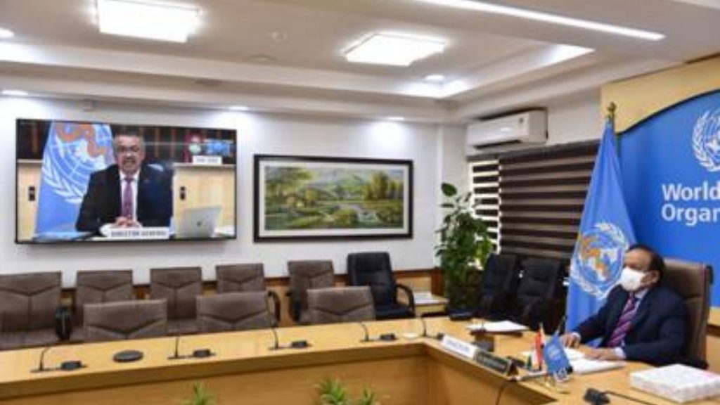 “The time to act is now,” says Dr. Harsh Vardhan while virtually addressing the 149th Session of the WHO Executive Board Meeting