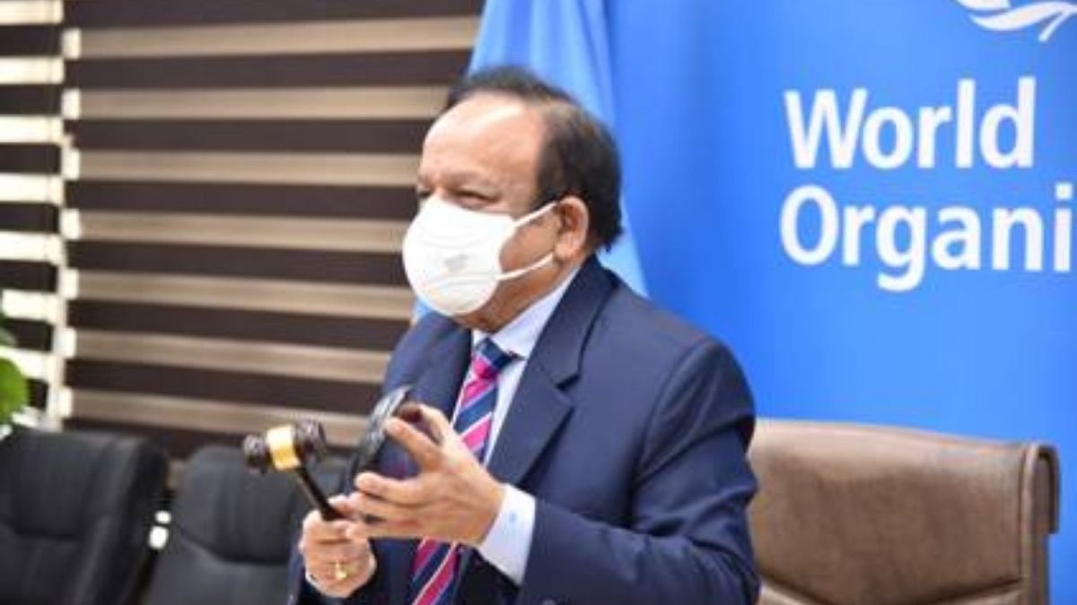 “The time to act is now,” says Dr. Harsh Vardhan while virtually addressing the 149th Session of the WHO Executive Board Meeting