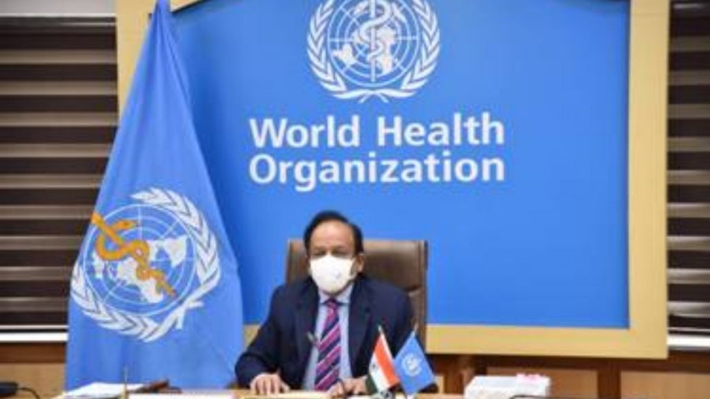 “The time to act is now,” says Dr. Harsh Vardhan while virtually addressing the 149th Session of the WHO Executive Board Meeting