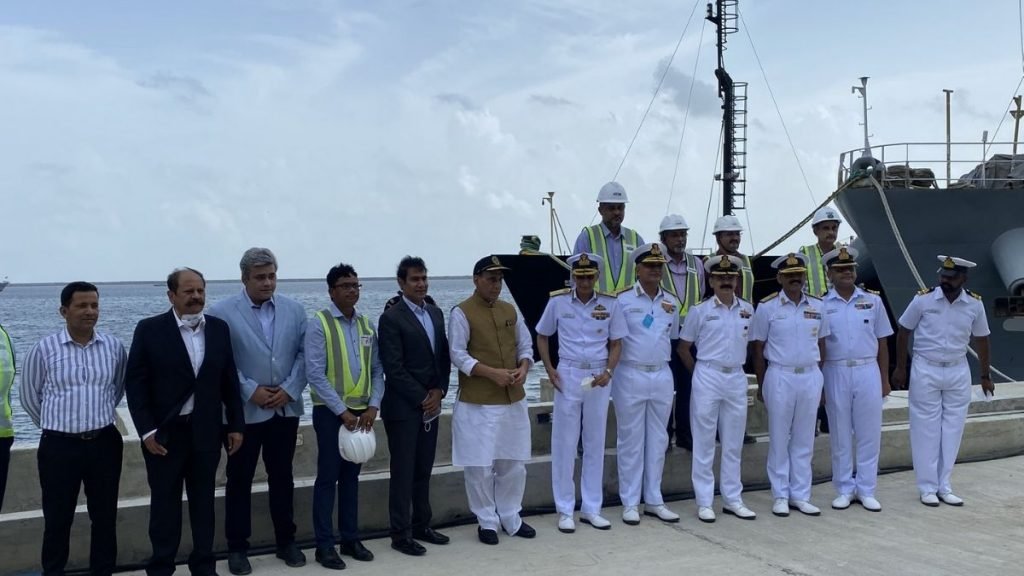 Raksha Mantri Shri Rajnath Singh reviews development works at Karwar Naval Base under ‘Project Seabird’; 