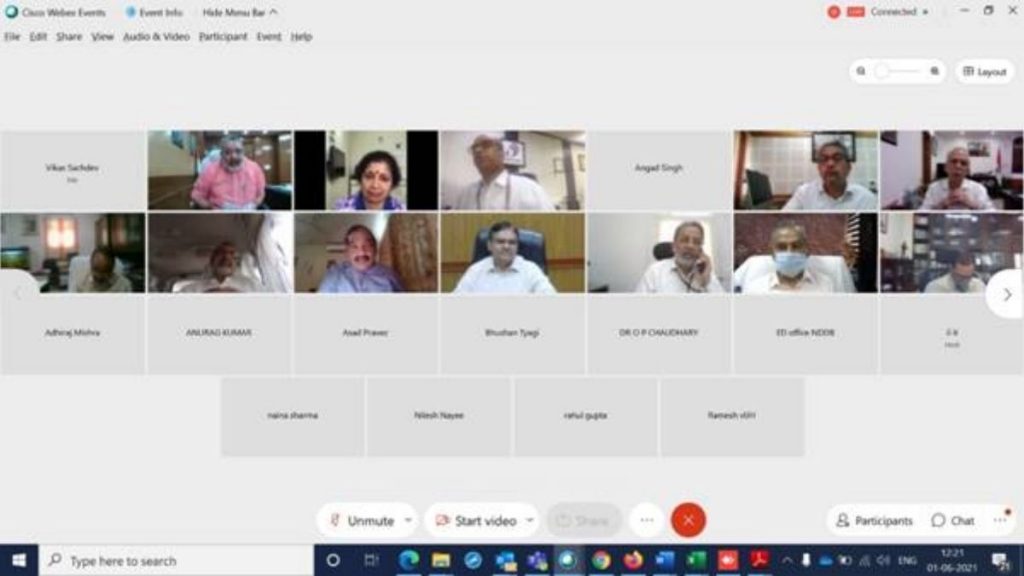 Union Minister for Fisheries, Animal Husbandry & Dairying, Shri Giriraj Singh chairs a virtual program on the occasion of World Milk Day