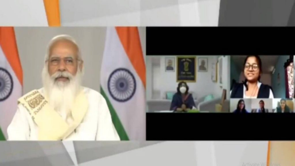 Prime Minister interacts with the Class 12 students and their parents