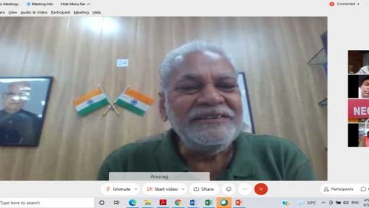 Photo of Union Minister of State for Agriculture and  Farmer’s Welfare Shri Parshottam Rupala launches the Bamboo Market Page on Govt e-Marketplace (GeM) portal