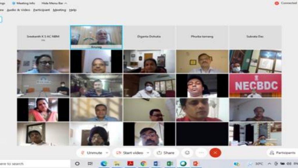 Union Minister of State for Agriculture and Farmer’s Welfare Shri Parshottam Rupala launches the Bamboo Market Page on Govt e-Marketplace (GeM) portal