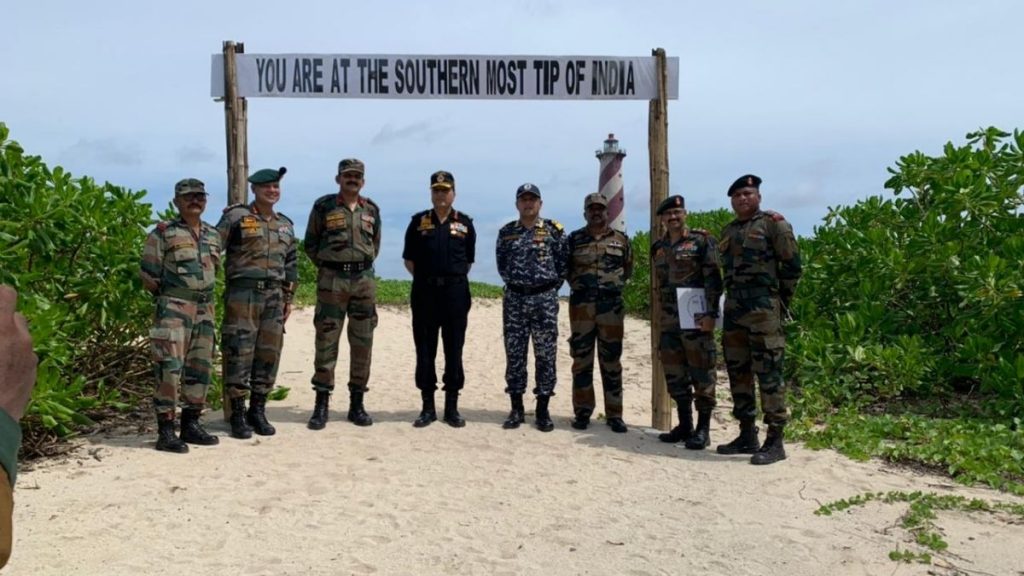 CINCAN visits units of ANC in Nicobar Group of Islands