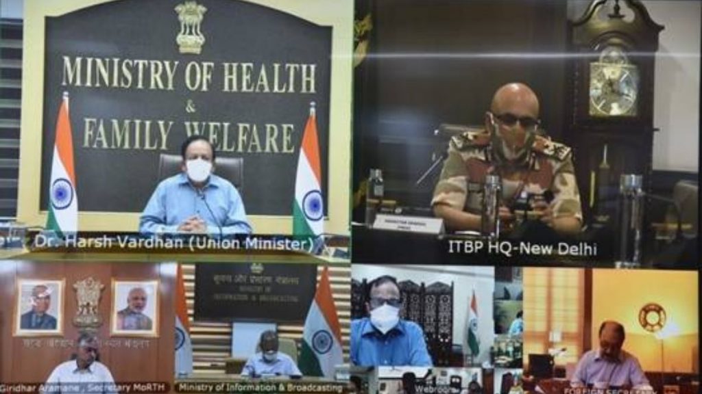 Dr. Harsh Vardhan chairs the 28th meeting of the Group of Ministers (GOM) on COVID-19