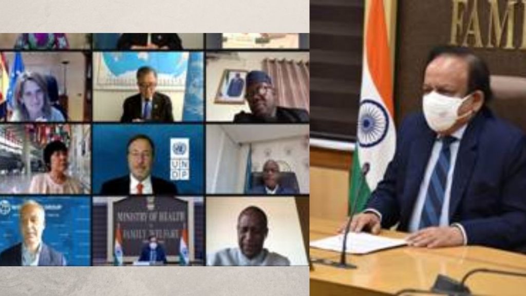 Dr. Harsh Vardhan addresses the WHO High-Level Coalition on Health and Energy Platform of Action