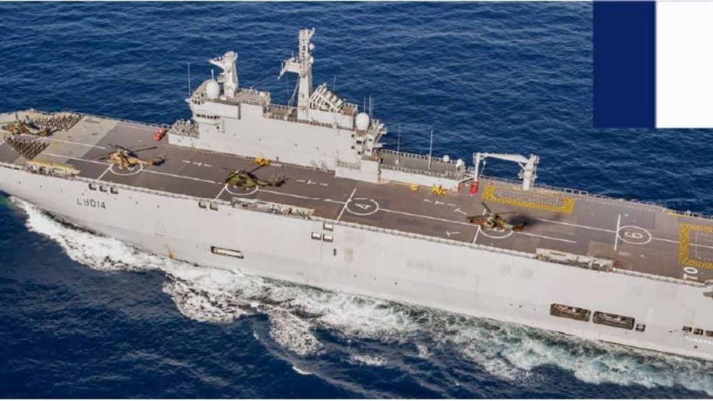 Maiden Indian Navy - European Union Naval Force (EUNAVFOR) Exercise in Gulf Of Aden
