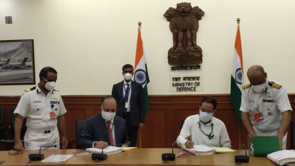 MoD signs contract with GSL for construction of two Pollution Control Vessels for Indian Coast Guard