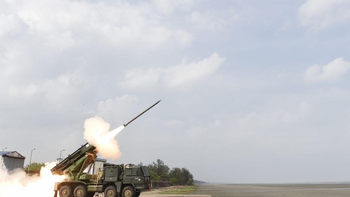 DRDO successfully test-fires Enhanced Pinaka Rocket