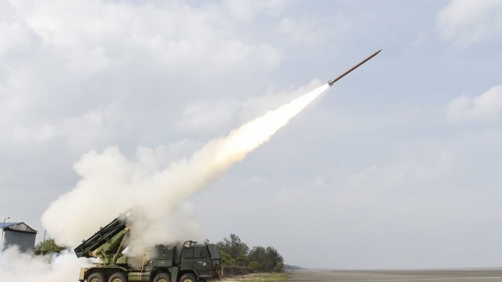 DRDO successfully test-fires Enhanced Pinaka Rocket 
