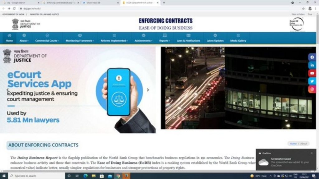 Justice Department launches “Enforcing Contracts Portal”