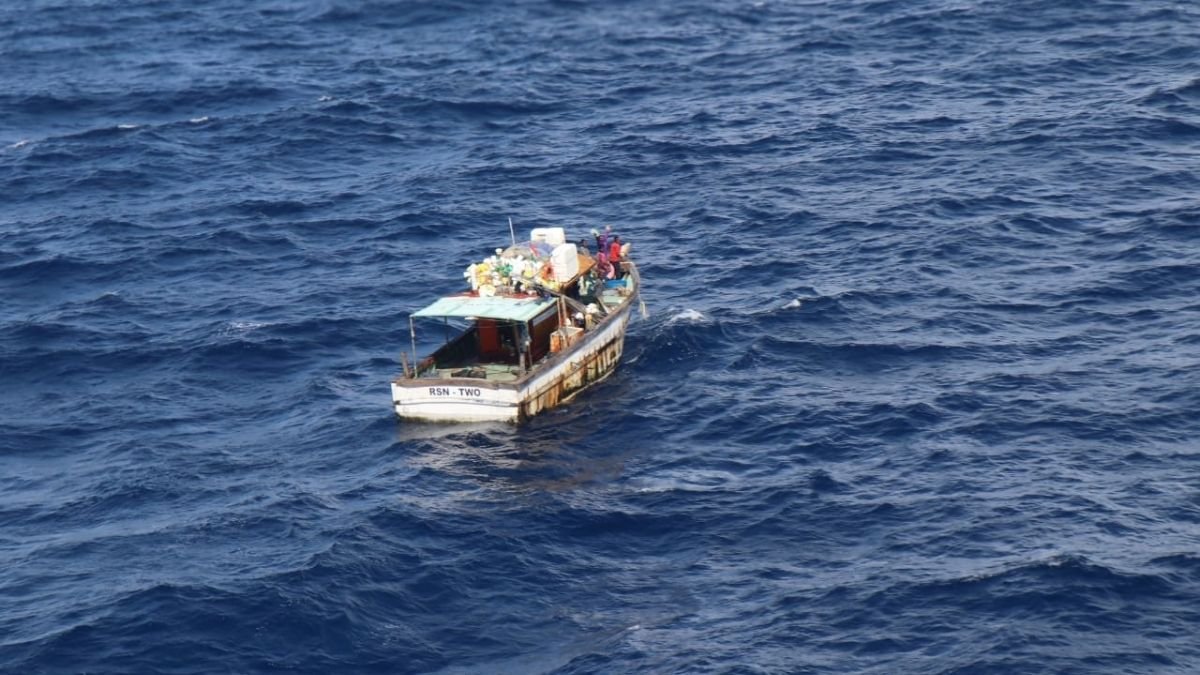 Indian Coast Guard rescues seven fishermen off Tillanchong Island