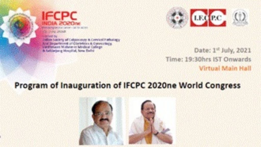 Dr. Harsh Vardhan addresses the 17th World Congress for Cervical Pathology and Colposcopy