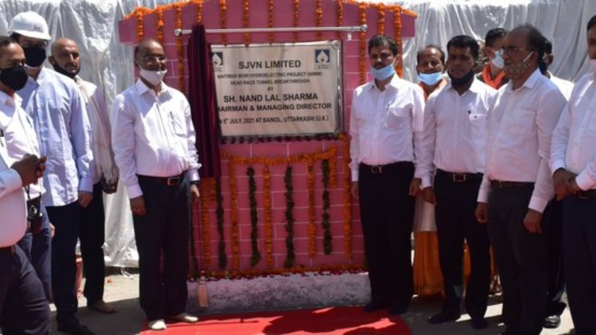 Tunnel Excavation work of SJVN’s Naitwar Mori HEP Completed
