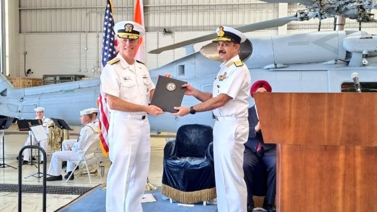 Indian Navy accepts the first batch of two MH-60r Multi-Role Helicopters (MRH)
