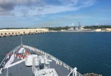 Indian Navy Ships Shivalik and Kadmatt Arrive at Guam to participate in Multilateral Maritime Ex Malabar