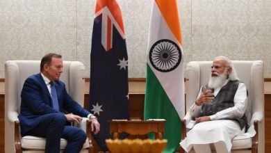 Photo of Meeting between PM Shri Narendra Modi and The Hon Tony Abbott, Australian PM’s Special Trade Envoy for India