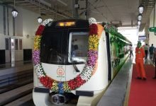 The new section of Sitabardi-Zero Mile-Kasturchand Park route of Nagpur Maha Metro, Freedom Park dedicated to the nation at a function in Nagpur