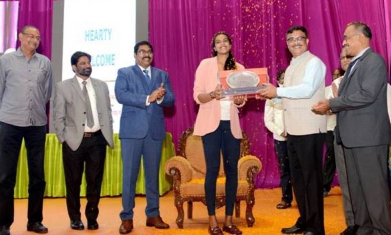 Olympic Bronze Medalist PV Sindhu, Felicitated by RINL, Ministry of Steel