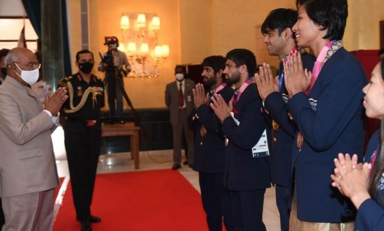 President of India Hosts ‘High Tea’ for Indian Contingent of Tokyo Olympics 2020