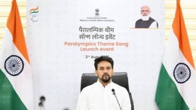 Photo of Sports Minister Shri Anurag Singh Thakur Launches Paralympic Theme Song