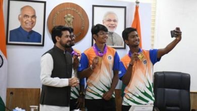 Sports Minister Shri Anurag Thakur meets World Youth Archery Championship winners; congratulates them for big medal haul